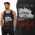 tank-top patriotyczny MAKSYMILIAN KOLBE CZARNA